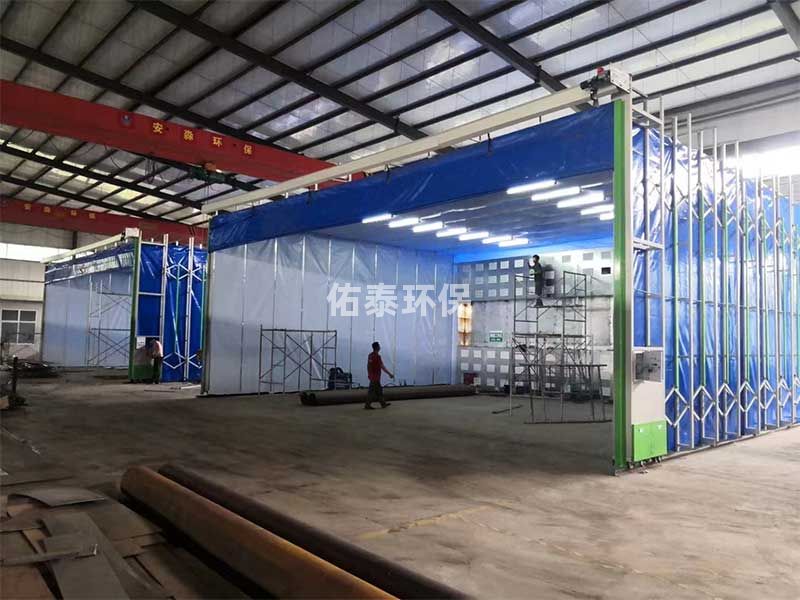 移動伸縮式噴漆房日常使用要注意的問題有哪些？